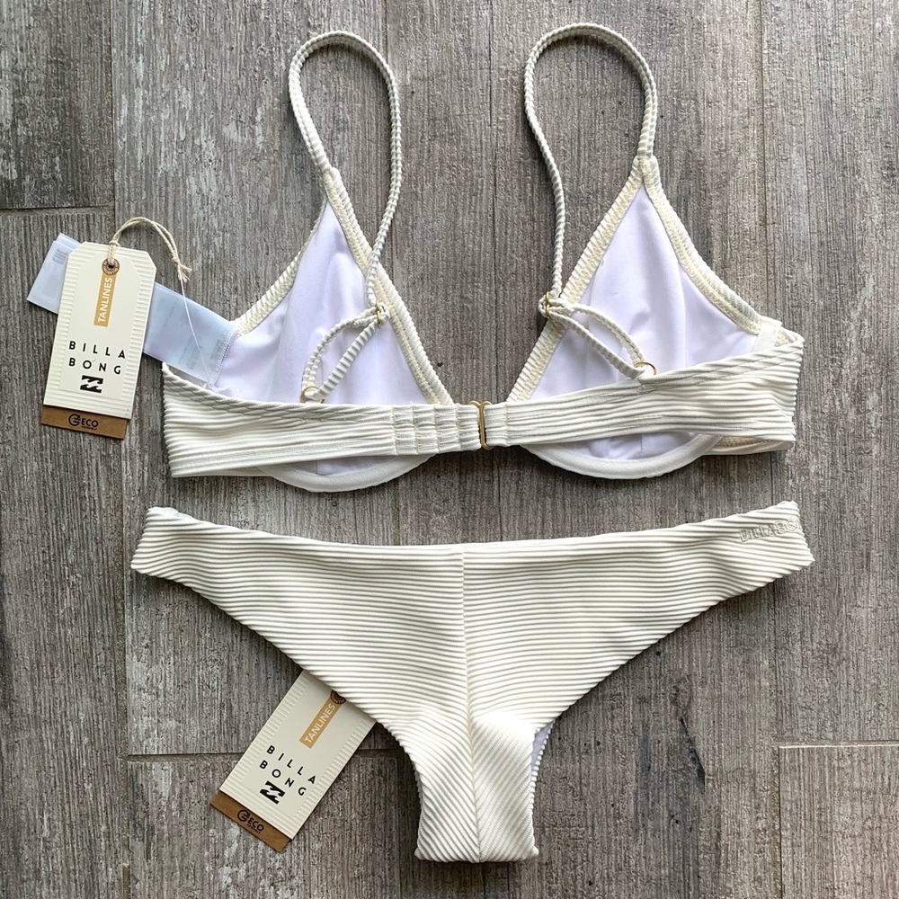 🔥🔥BILLABONG - TANLINES UNDERWIRE TANGA SET🔥🔥 - Picture 4 of 5
